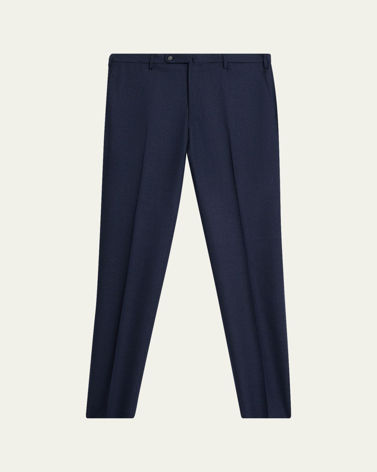 Incotex Men's Micro-Houndstooth Wool and Cashmere Trousers | Thumbnail 6 Incotex Men's Micro-Houndstooth Wool and Cashmere Trousers | Thumbnail 6