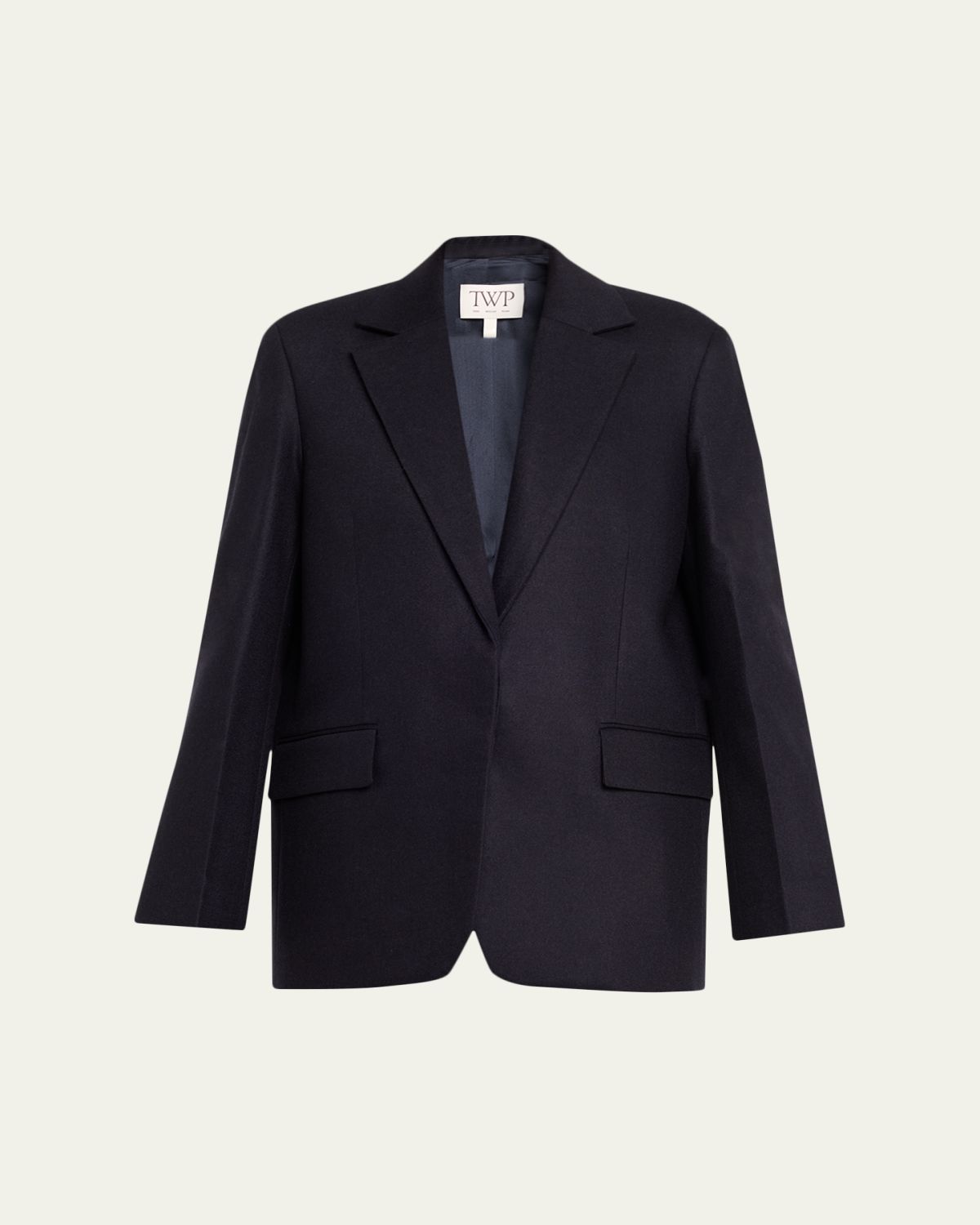 TWP Jillian Single-Breasted Wool-Cashmere Blazer