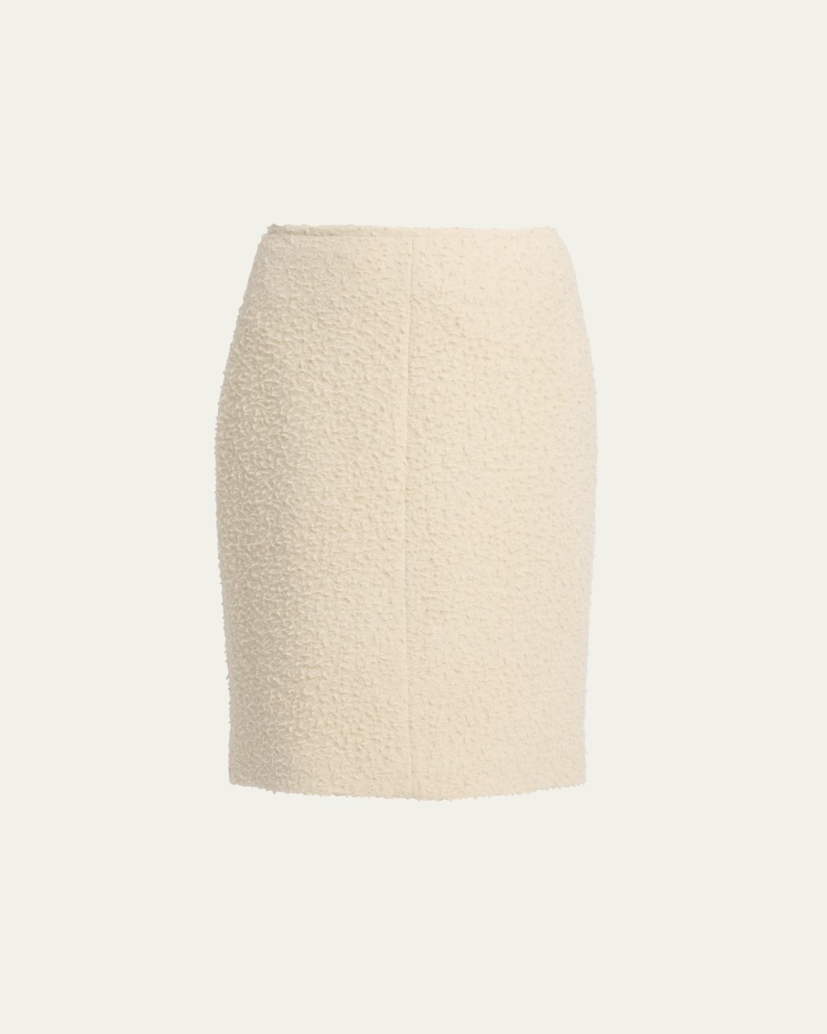 THE ROW Malva Textured Wool Pencil Skirt