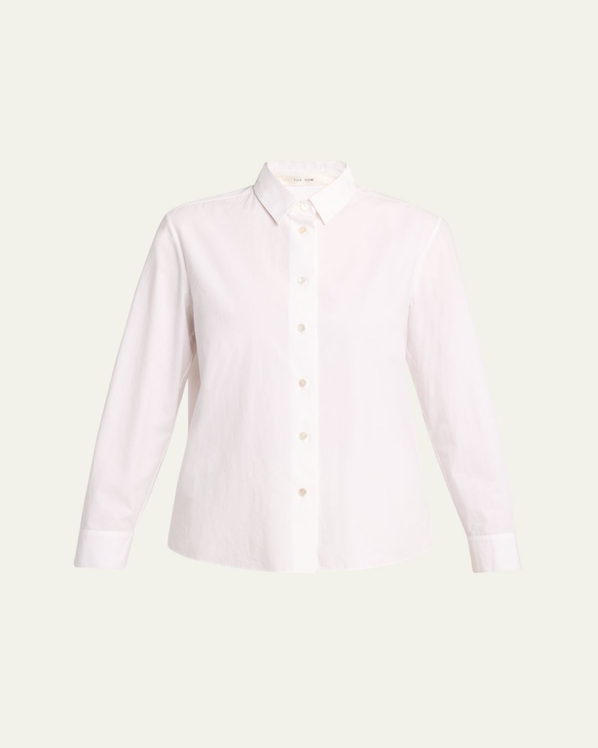 THE ROW Sadie Cotton Poplin Button-Down Shirt