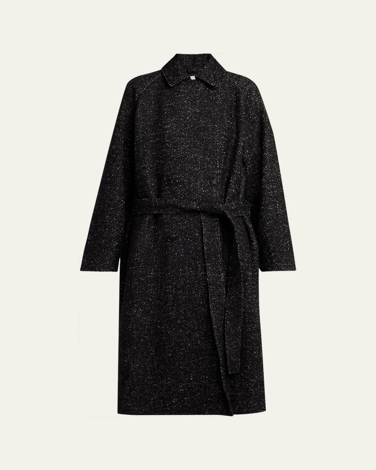 THE ROW Macaria Belted Wool Oversized Coat