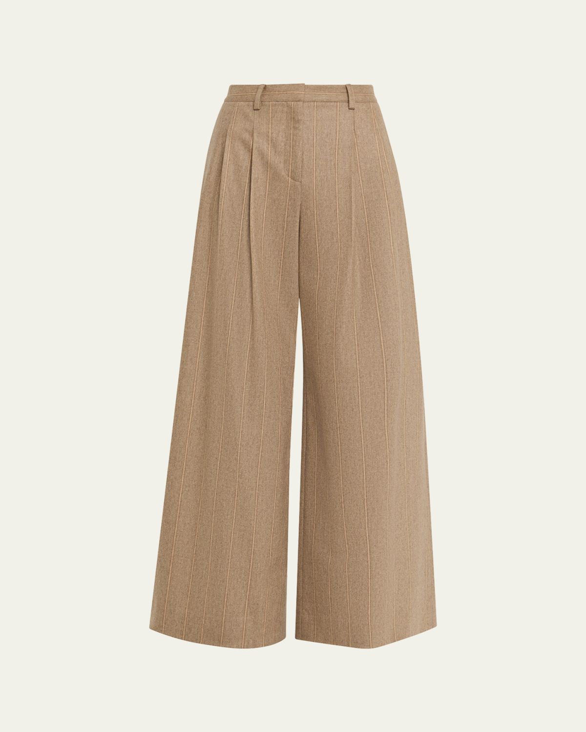 TWP Avery Pinstripe Pleated Trousers