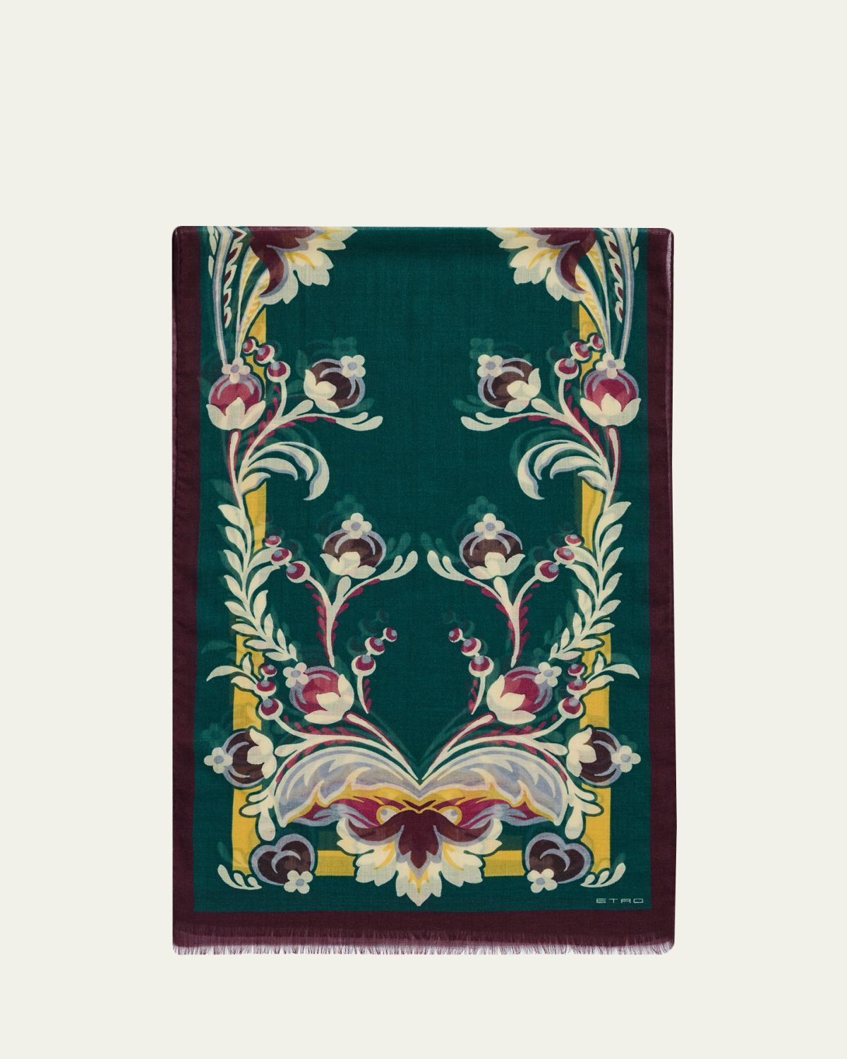 Etro Tosca Cashmere Paisley Scarf