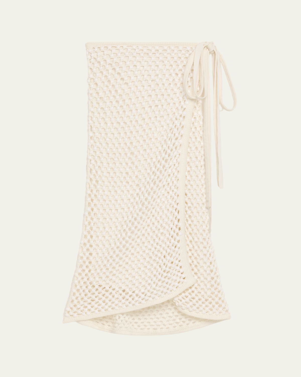 Diotima Bonaire Crystal Crochet Midi Wrap Skirt