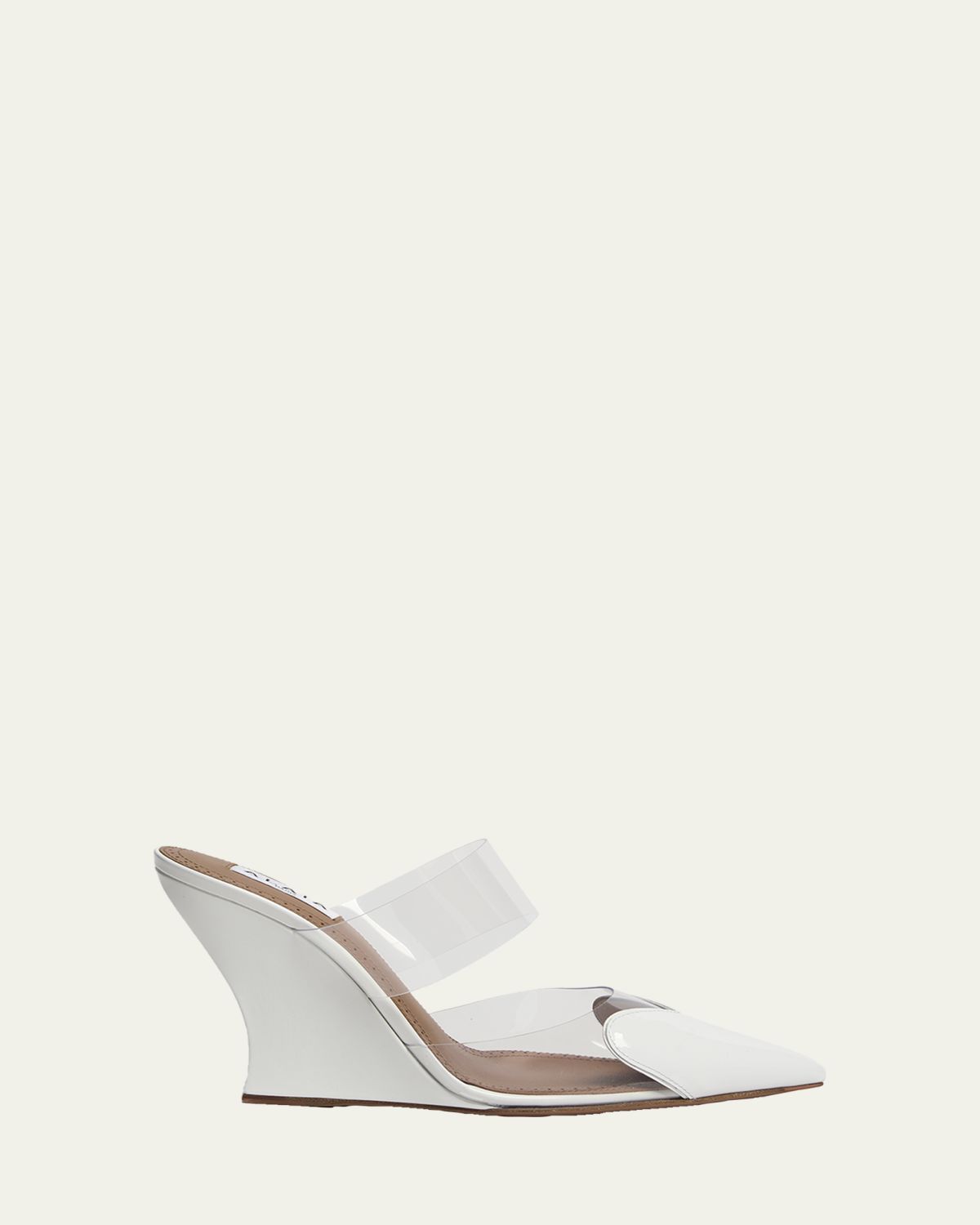 ALAIA 90mm Coeur Heart Clear Wedge Mules | Thumbnail 6 ALAIA 90mm Coeur Heart Clear Wedge Mules | Thumbnail 6