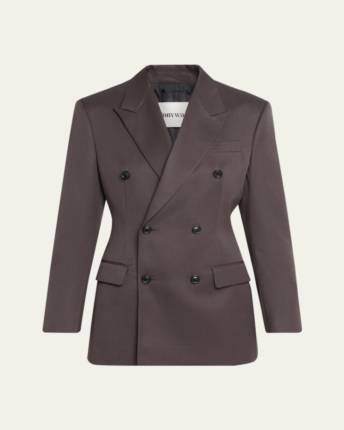 TONYWACK Double-Breasted Wool Blazer