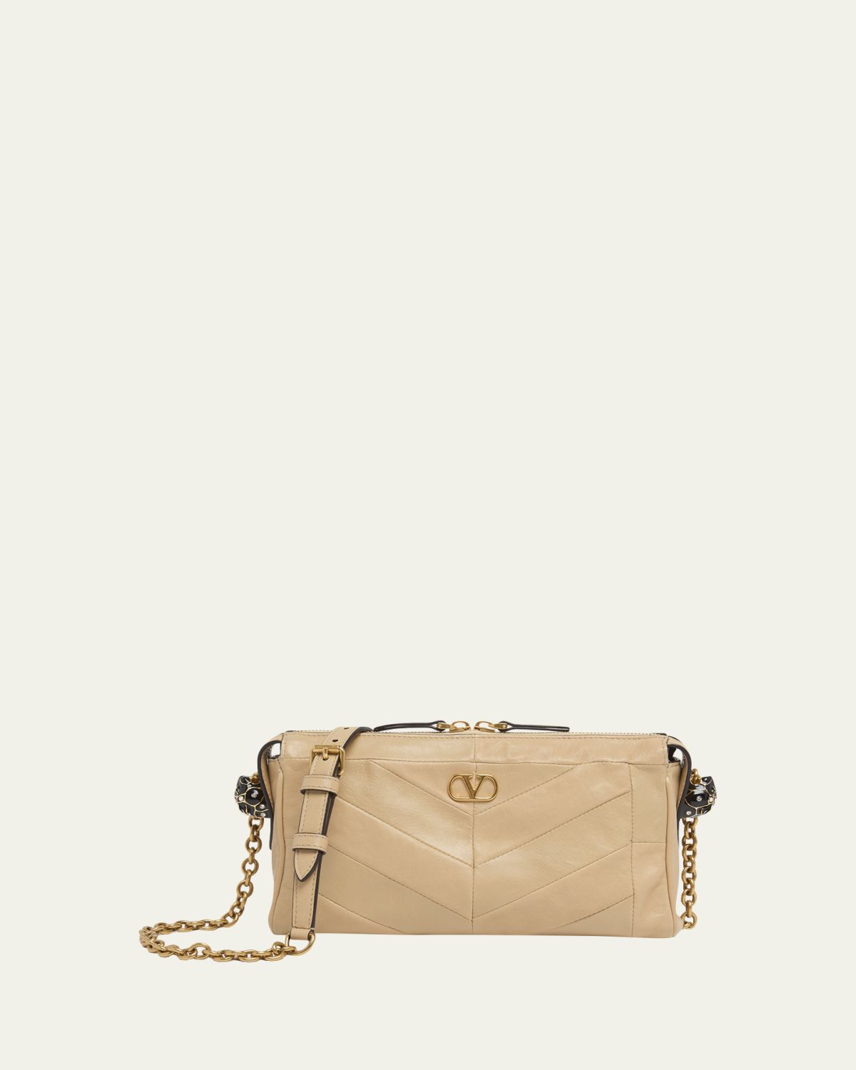 Valentino Garavani Small Chevron Patchwork Leather Shoulder Bag | Thumbnail 6 Valentino Garavani Small Chevron Patchwork Leather Shoulder Bag | Thumbnail 6