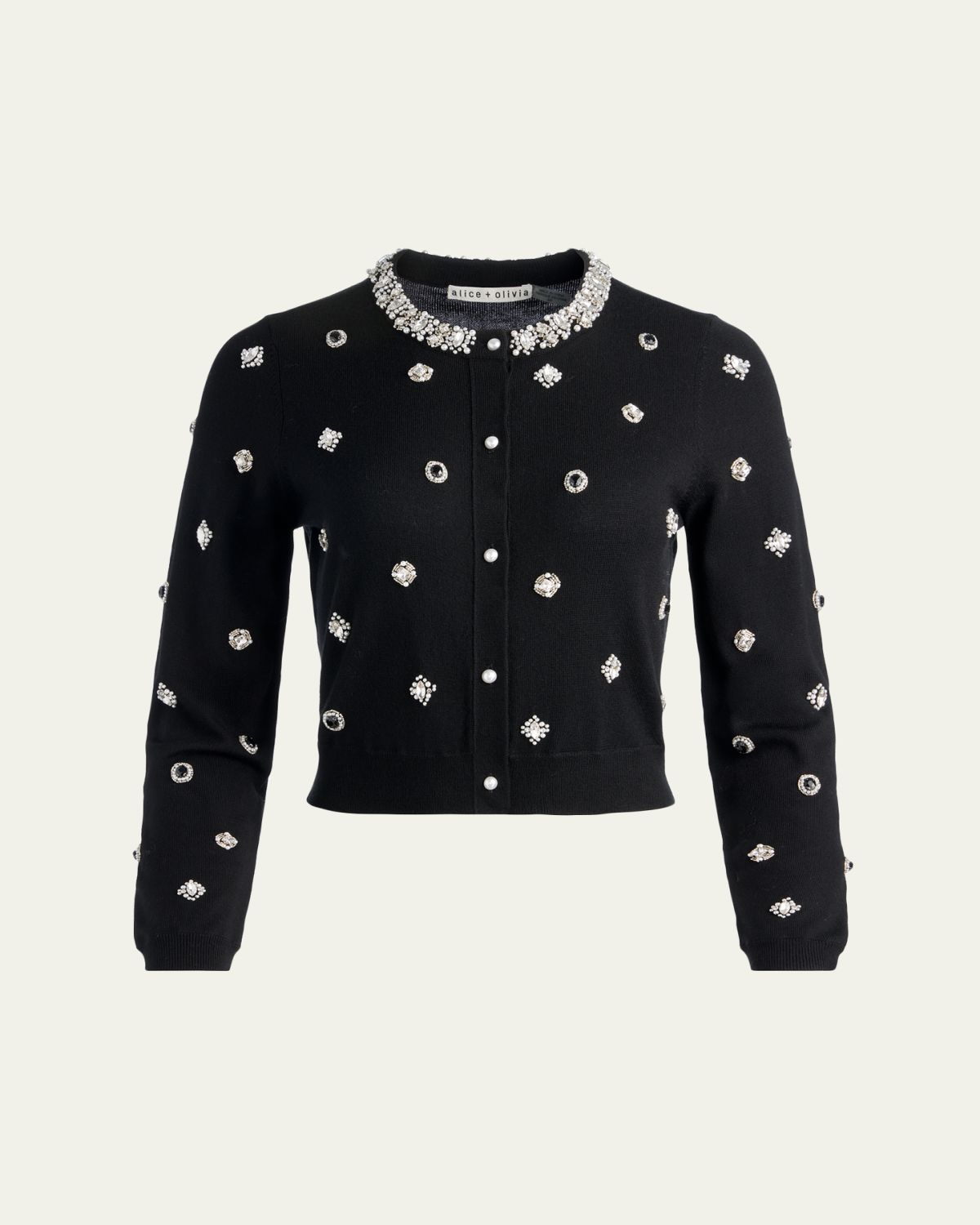 ALICE + OLIVIA Dollie Embellished Cardigan