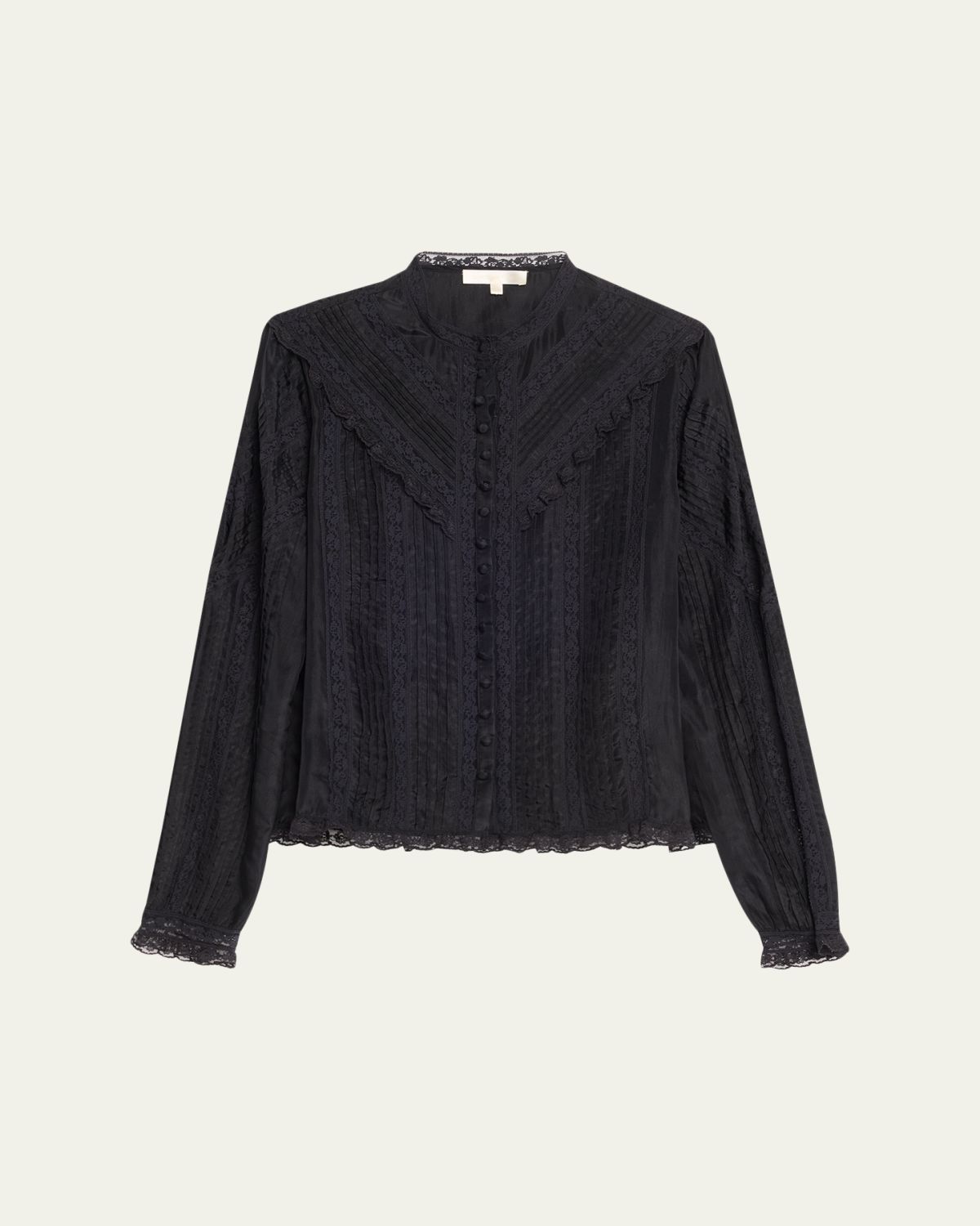 LoveShackFancy Aralina Silk Blouse