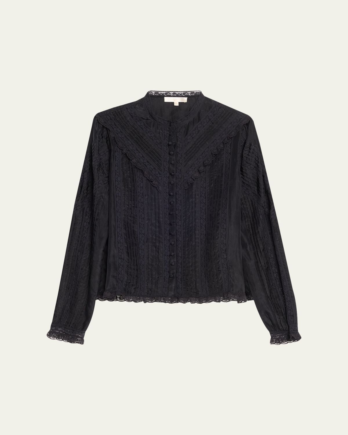 LoveShackFancy Aralina Silk Blouse