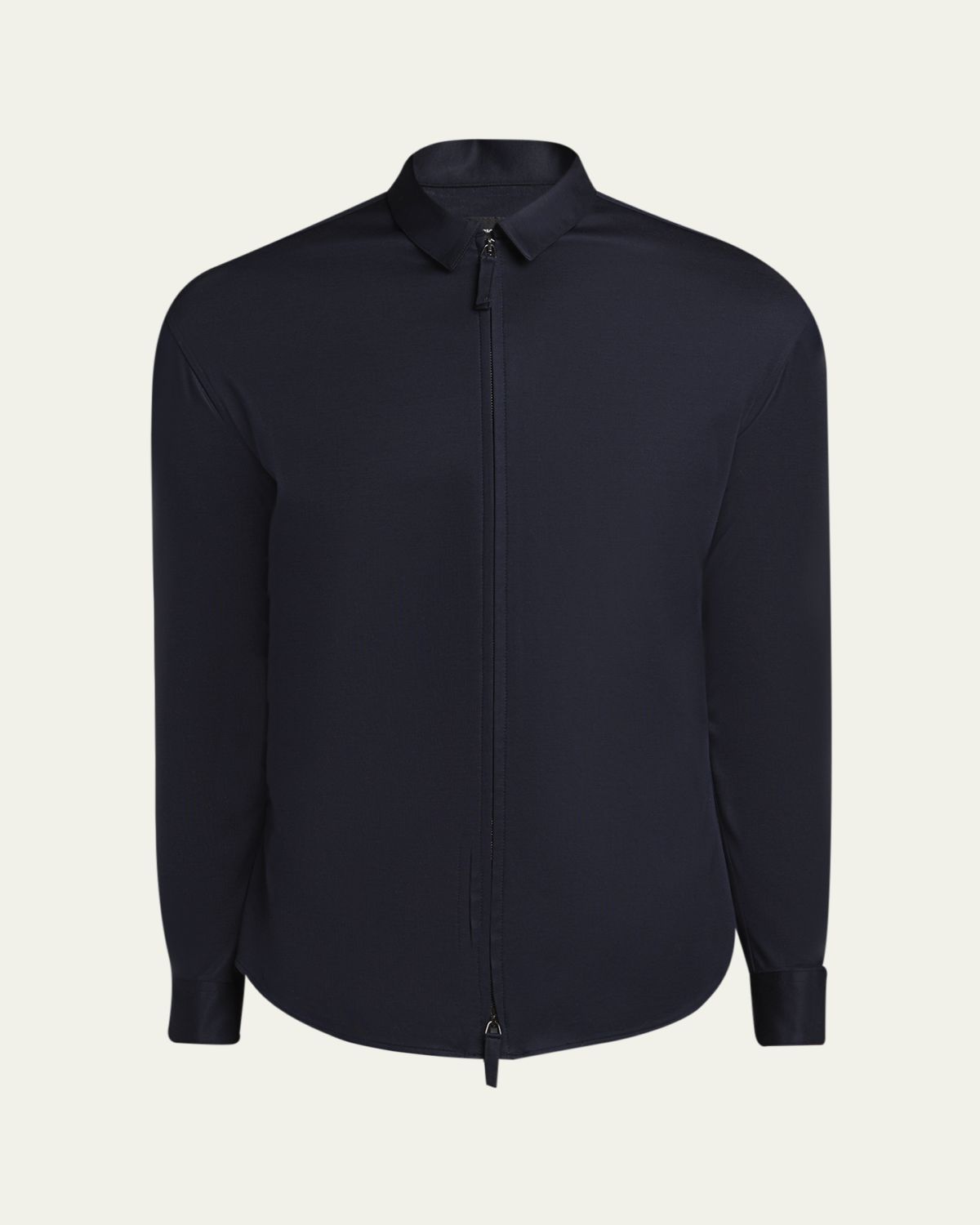 Giorgio Armani Men's Cotton Full-Zip Overshirt