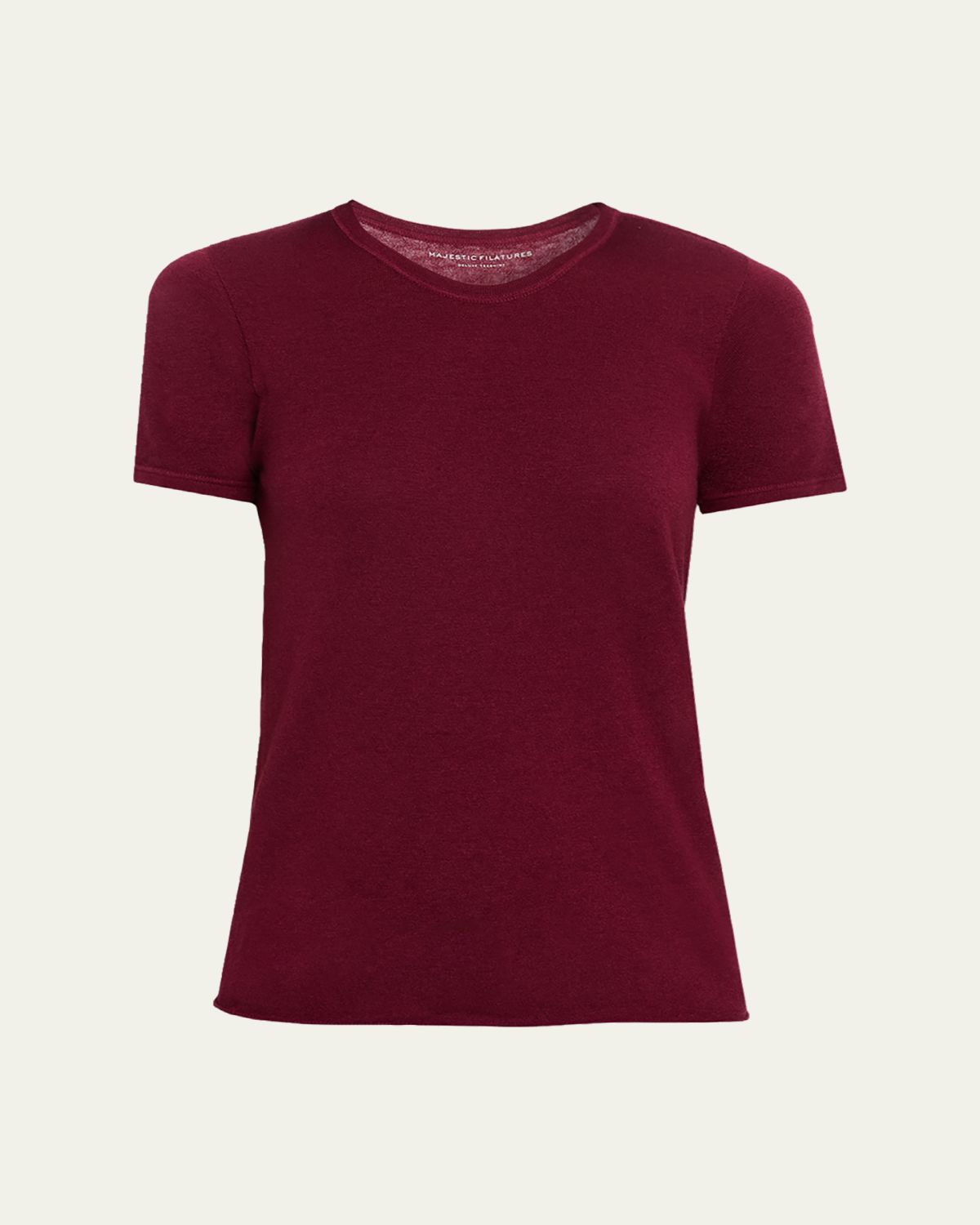 Majestic Filatures Machine Washable Cashmere Crewneck T-Shirt