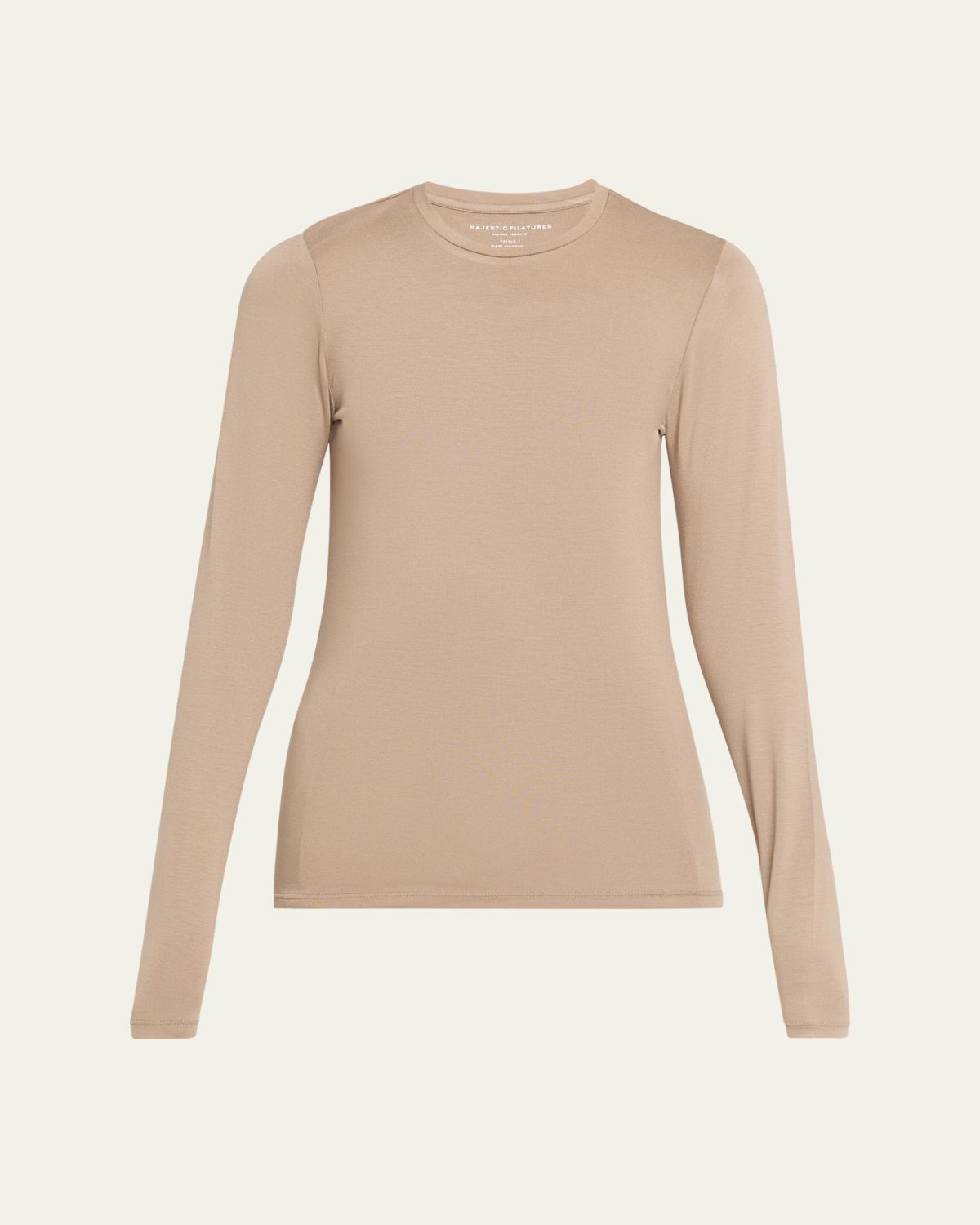 Majestic Filatures Soft Touch Long-Sleeve Crewneck T-Shirt | Thumbnail 6