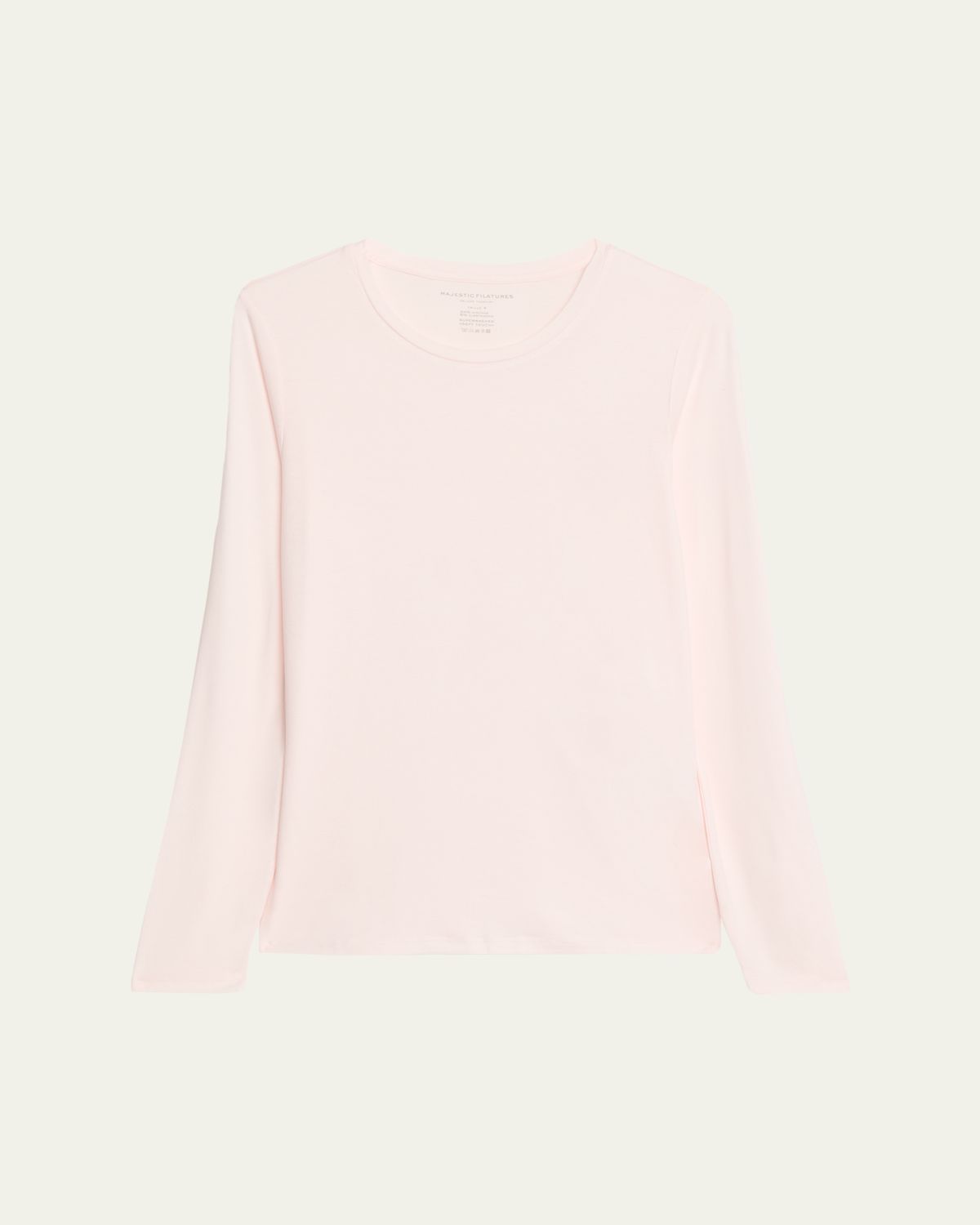 Majestic Filatures Soft Touch Long-Sleeve Crewneck T-Shirt