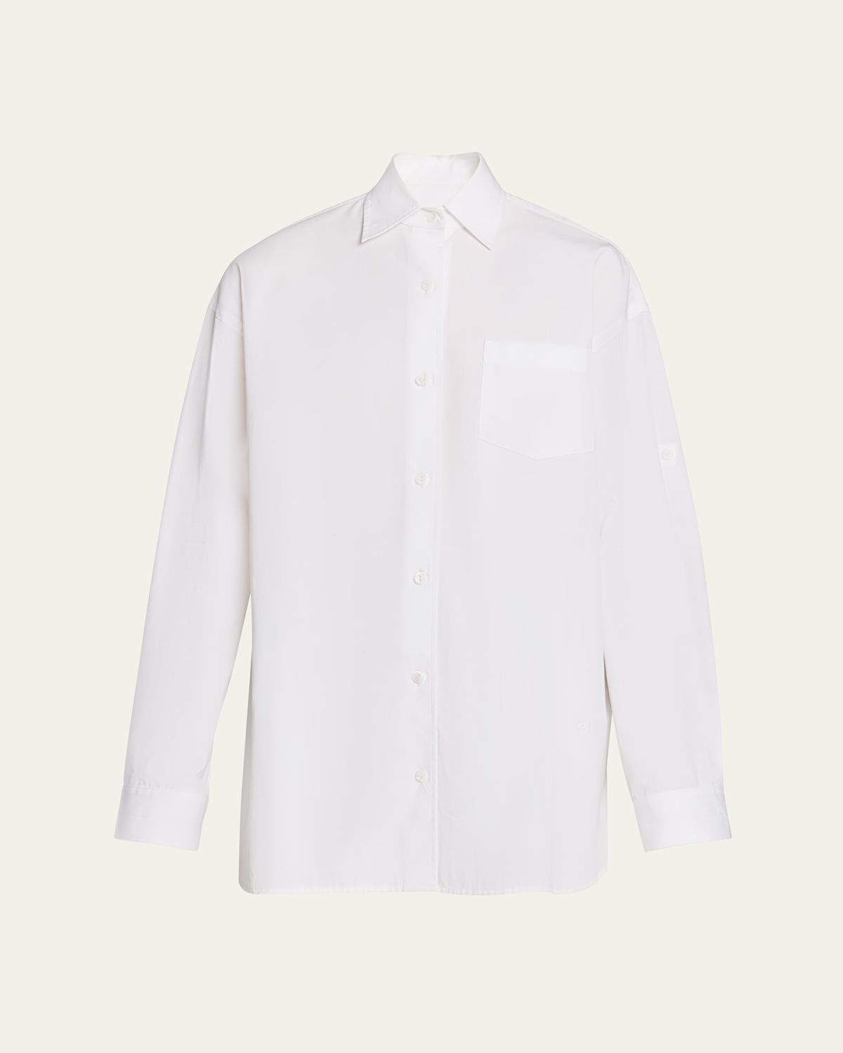 MARIA MCMANUS Oversized Long-Sleeve Tunic Shirt