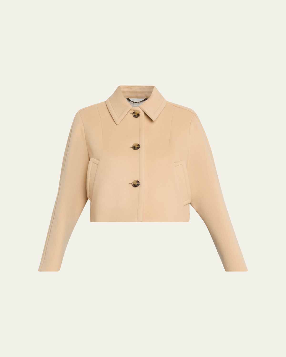 Marni Wool Felt Cropped Single-Breasted Jacket | Thumbnail 6 Marni Wool Felt Cropped Single-Breasted Jacket | Thumbnail 6