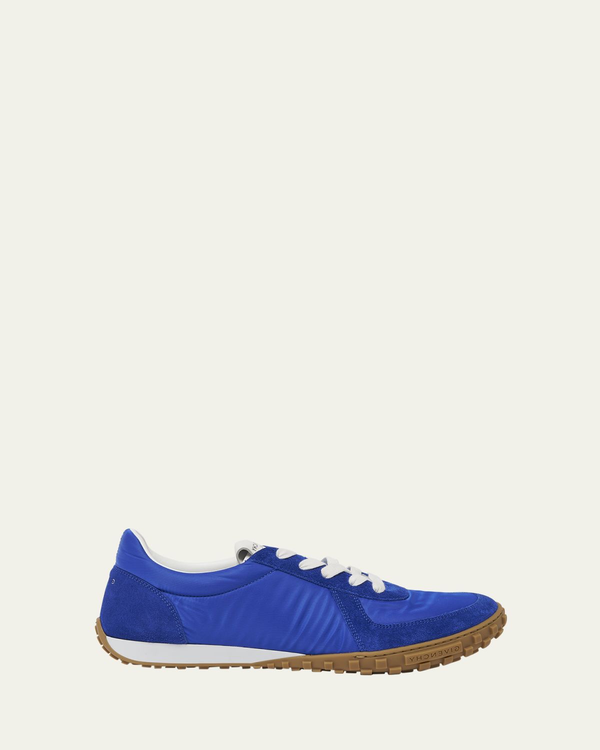 Givenchy Men's Glide Nylon/Suede Low-Top Runner Sneakers