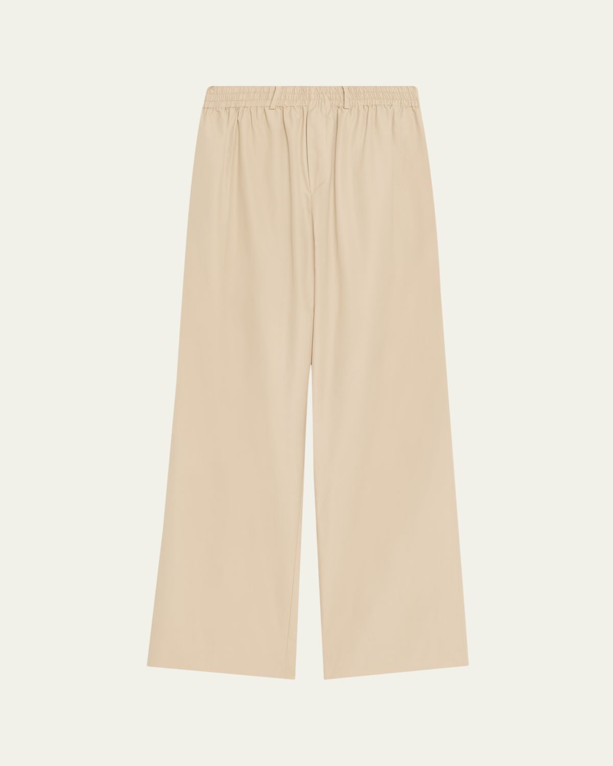 Brandon Maxwell Teagan Wide-Leg Pull-On Pants