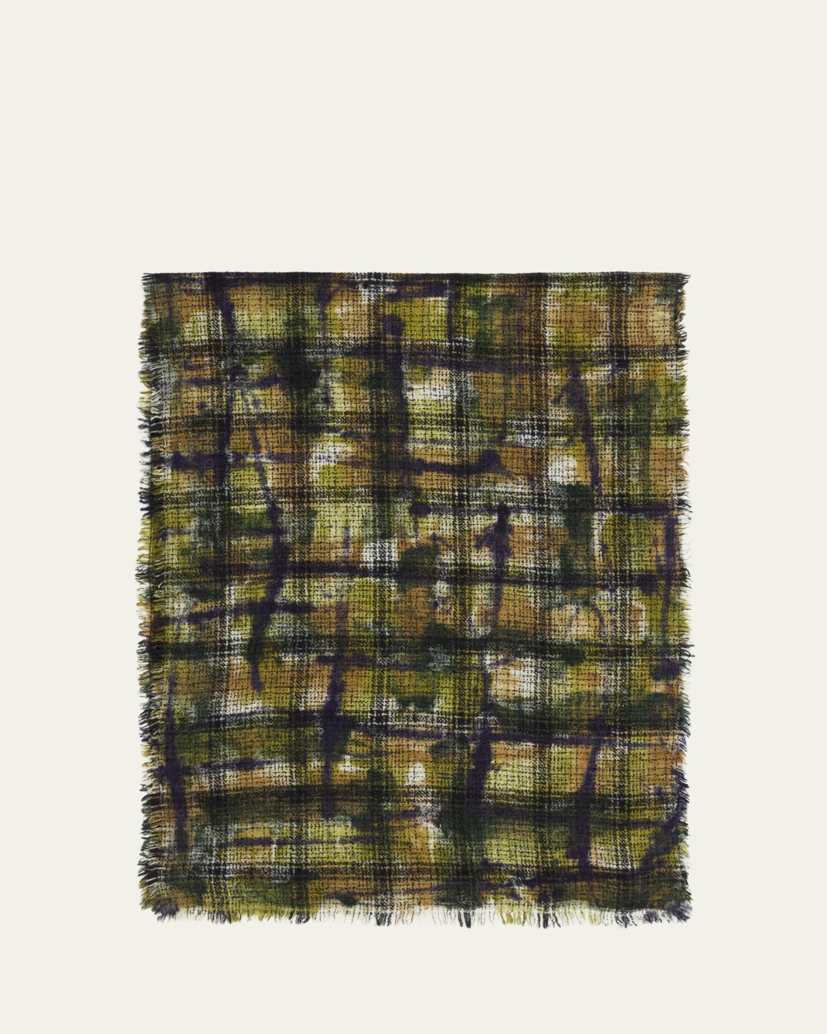 Faliero Sarti Millo Scarf with Hand-Painted Effect