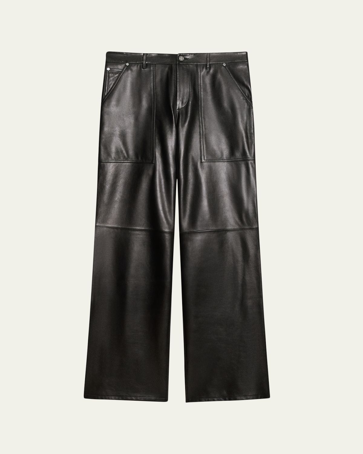 Helmut Lang Men 's Leather Utlity Pants