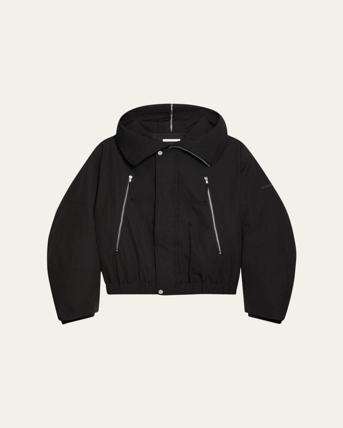 Helmut Lang Men 's Hooded Astro Bomber Jacket