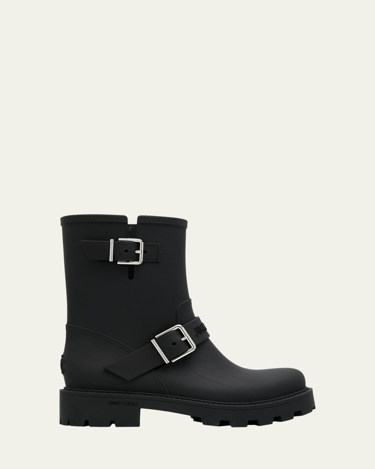 Jimmy Choo Biker TPU Mid-Calf Rain Boots