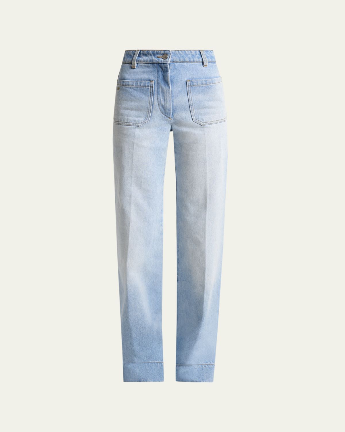 Victoria Beckham Alina Front Pocket Flare Jeans
