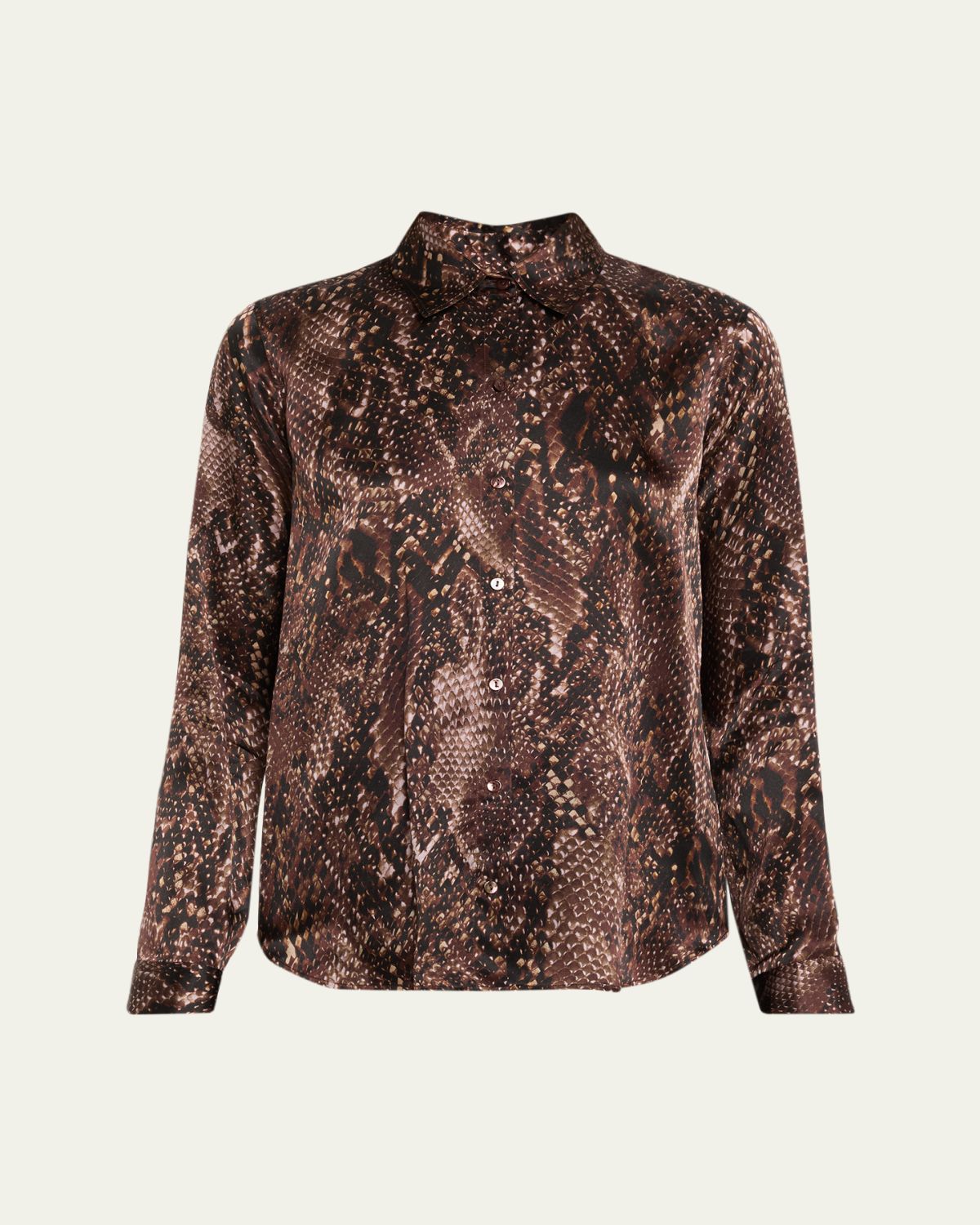 L'Agence Desert Snake Tyler Silk Blouse