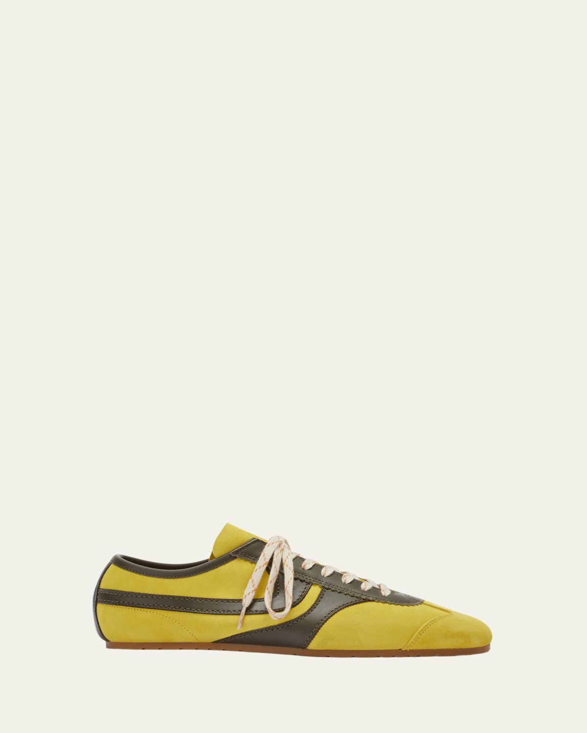 Dries Van Noten Men's Destin Mixed Leather Retro Sneakers