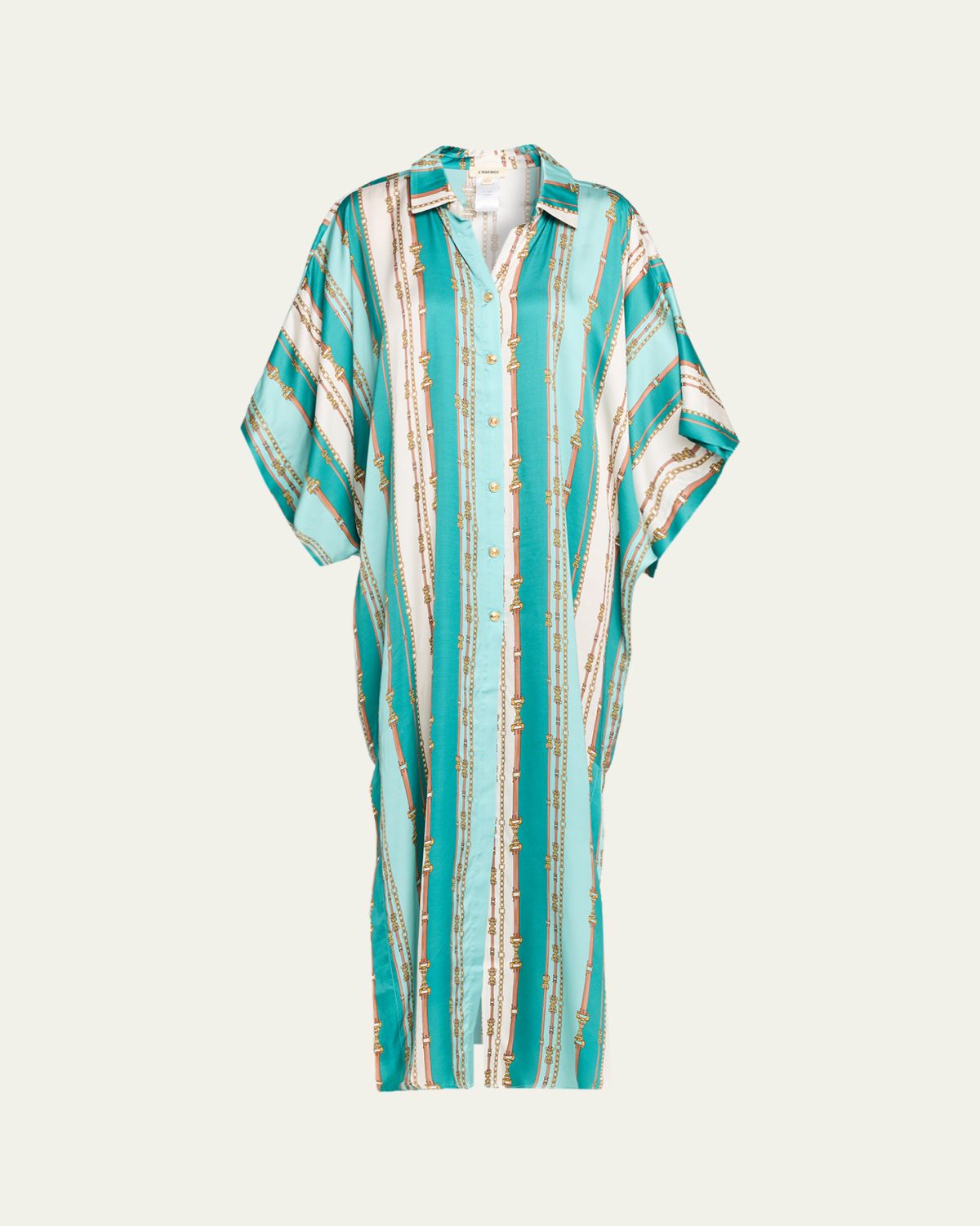 La Blanca Wrena Belt Striped Maxi Shirtdress Coverup | Thumbnail 6 La Blanca Wrena Belt Striped Maxi Shirtdress Coverup | Thumbnail 6