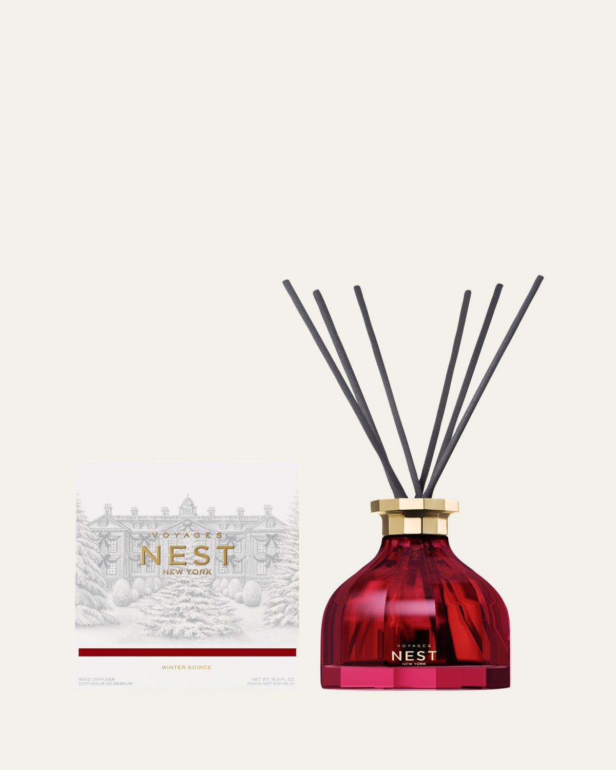 NEST New York Voyages Winter Soiree Reed Diffuser, 16.9 oz.