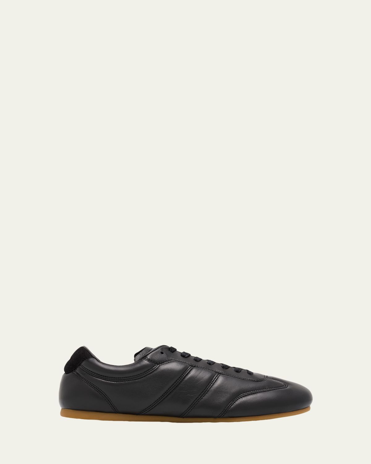 LEMAIRE Men's Soft Leather Running Sneakers