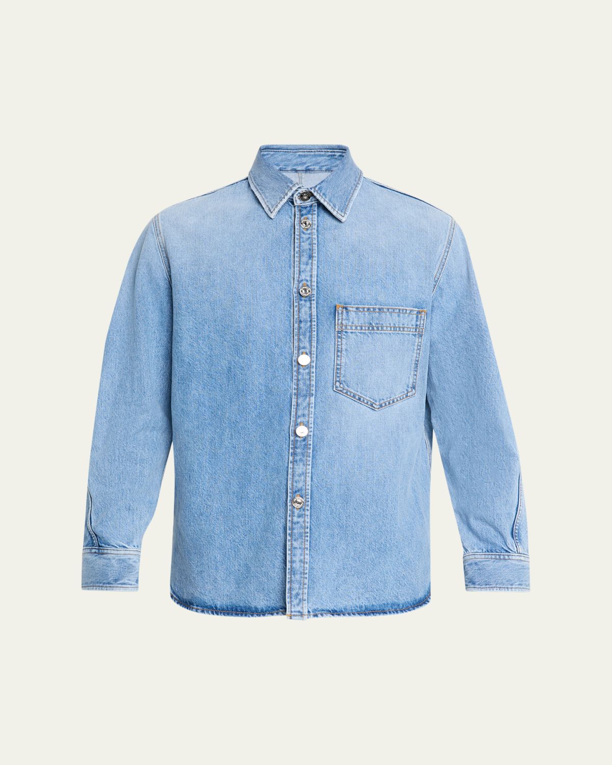 Givenchy Men 's tone-Washed Denim hirt