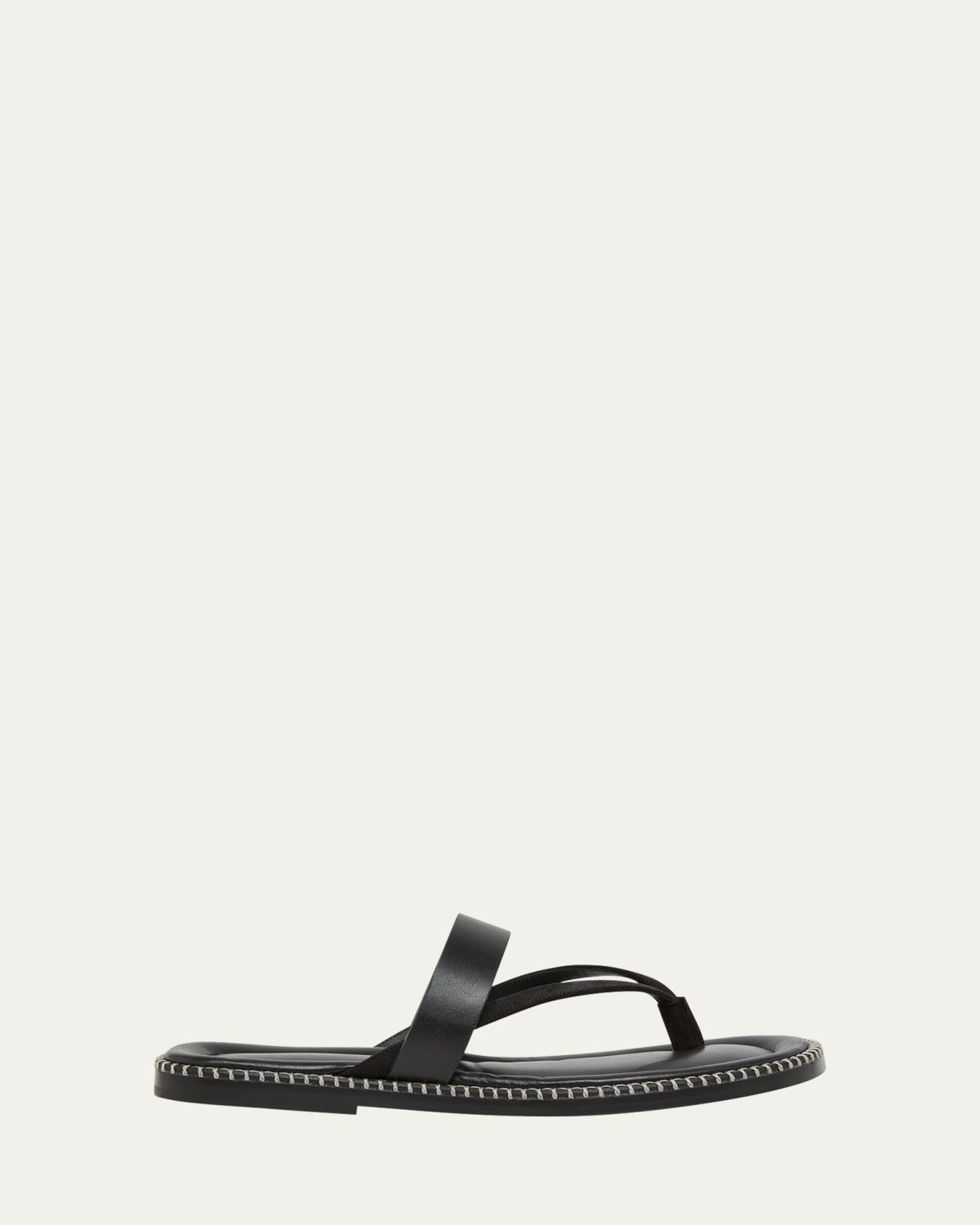 Dries Van Noten Men's Thong Leather Sandals