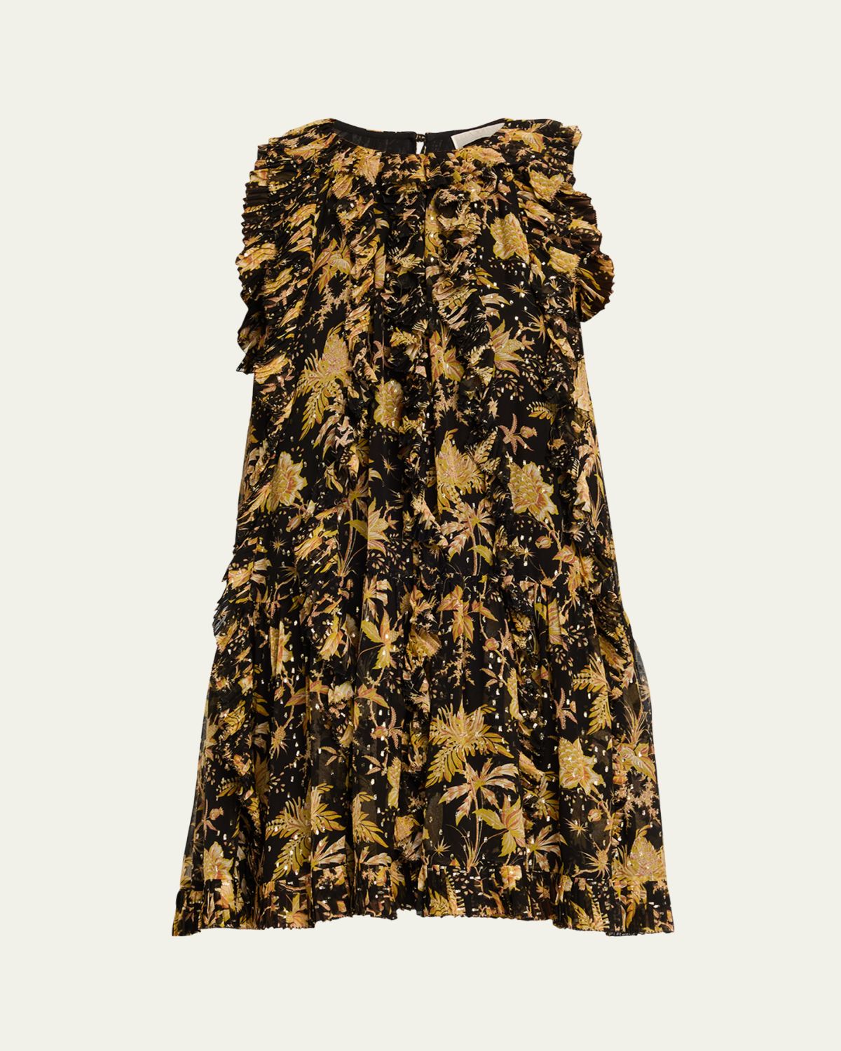 Ulla Johnson Signe Cascading Ruffle Mini Dress