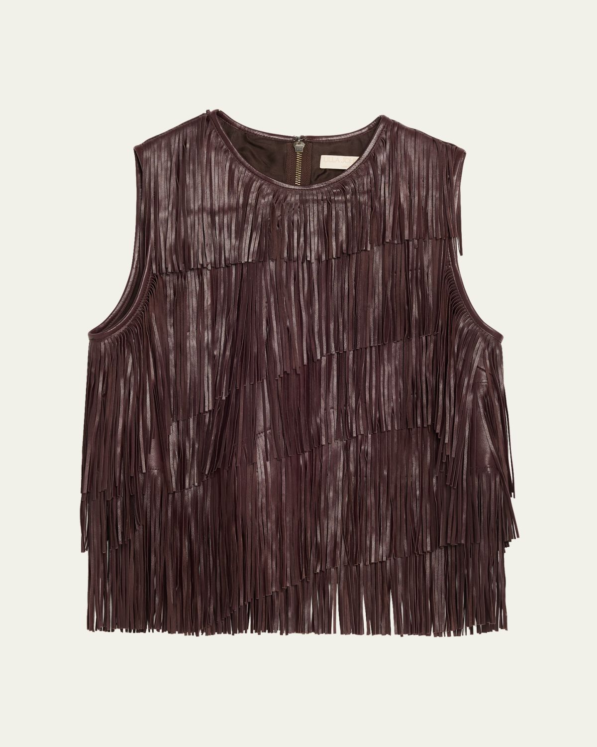 Ulla Johnson Leonie Fringe Leather Top