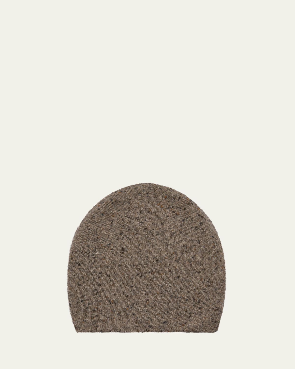 THE ROW Marvy Speckled Cashmere Beanie Hat