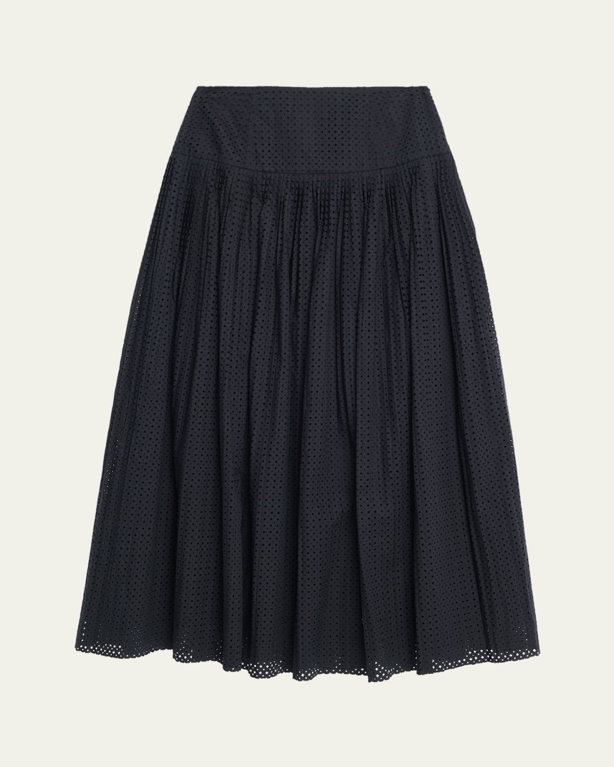 Ulla Johnson Nalla A-Line Cotton Midi Skirt