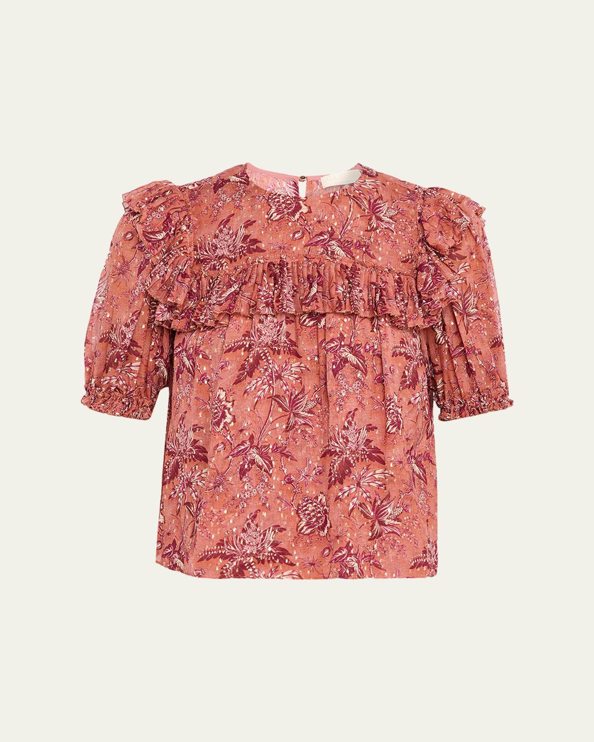 Ulla Johnson Jodie Puff-Sleeve Blouse