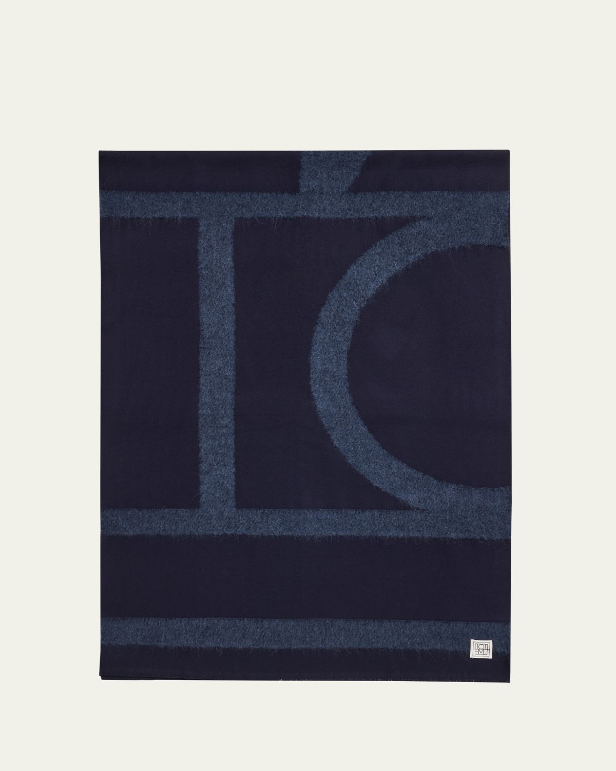 Toteme Monogram Twill Scarf