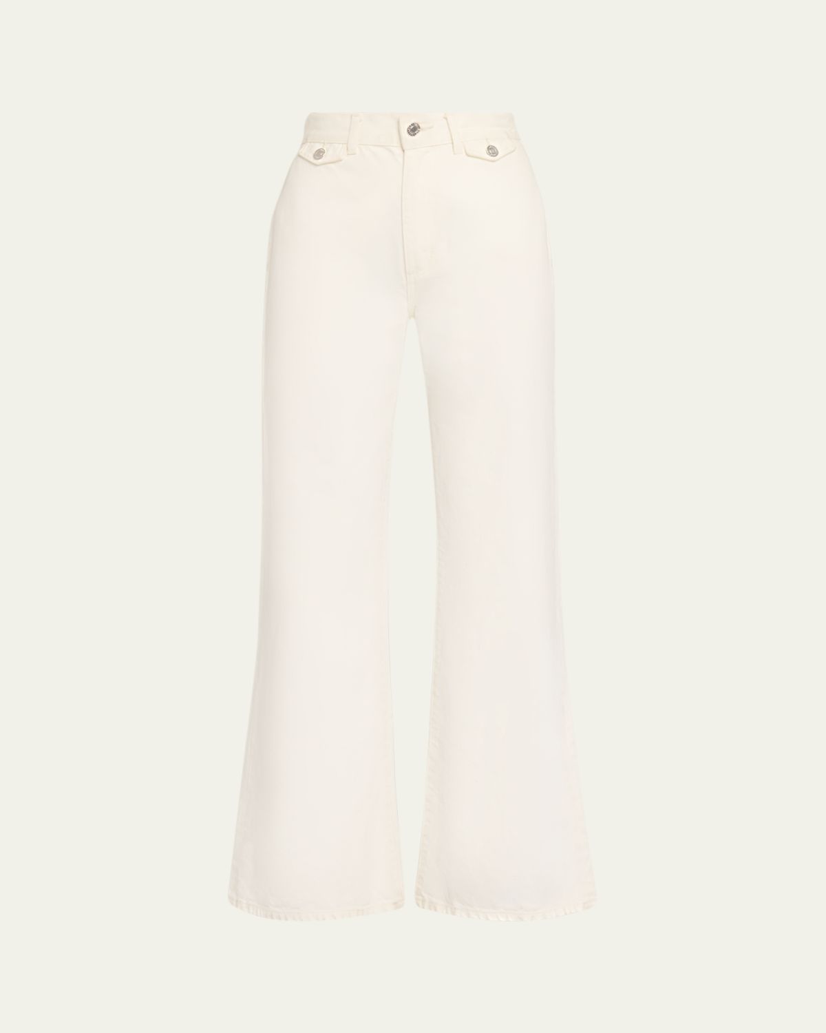 Nili Lotan Edira High-Rise Wide-Leg Jeans