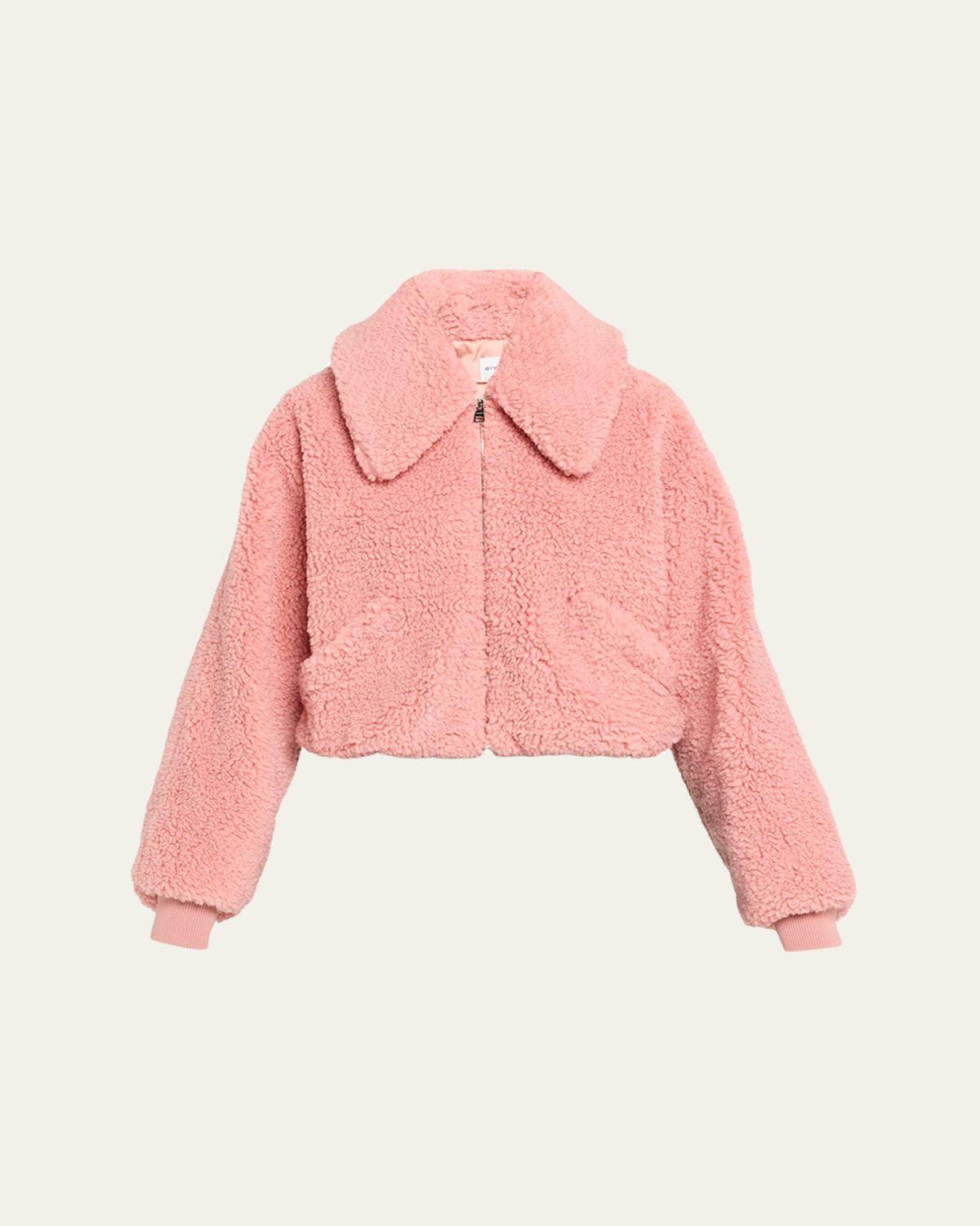 Givenchy Faux Fur Cropped Bomber Jacket | Thumbnail 6 Givenchy Faux Fur Cropped Bomber Jacket | Thumbnail 6