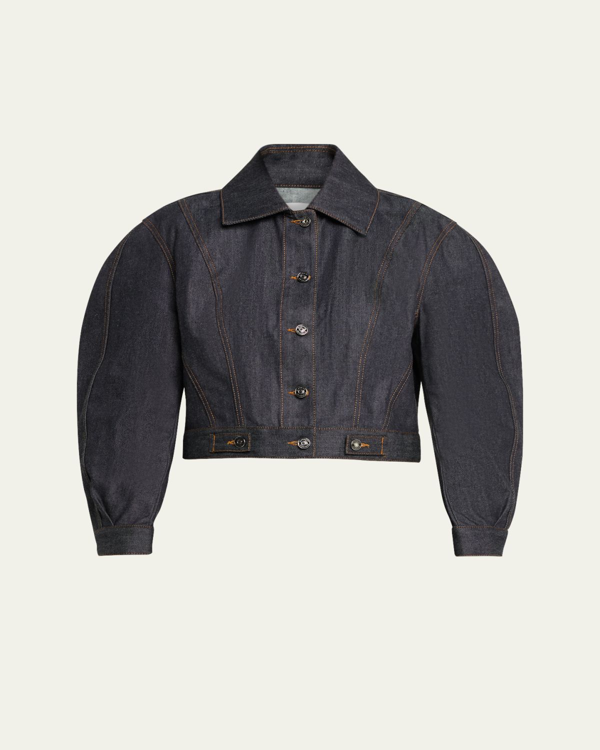 Givenchy Reversed Raw Denim Cocoon Jacket