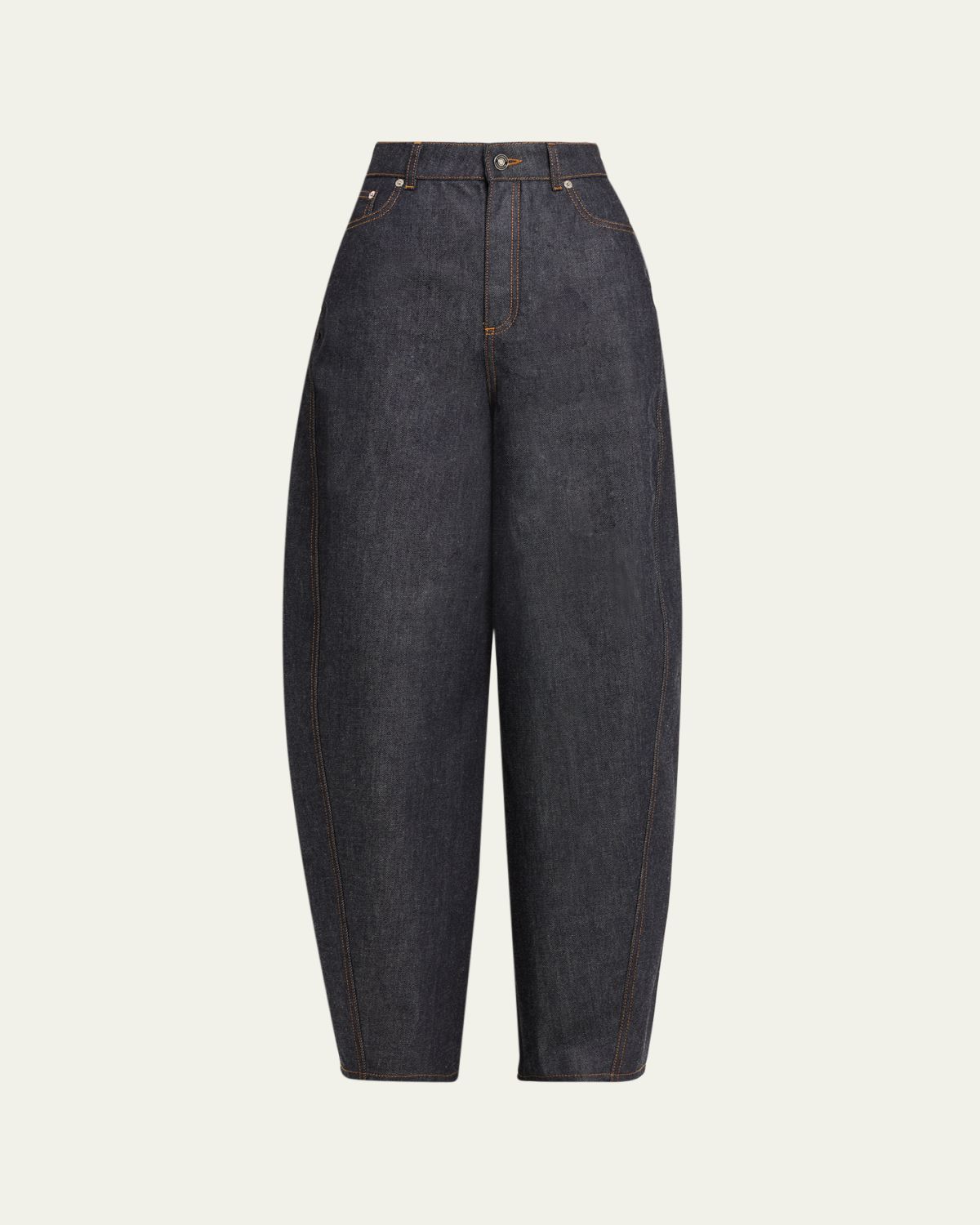 Givenchy Denim Barrel-Leg Cocoon Pants