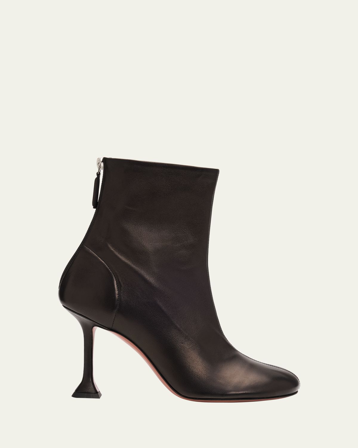 Amina Muaddi 95mm Iris Leather Booties