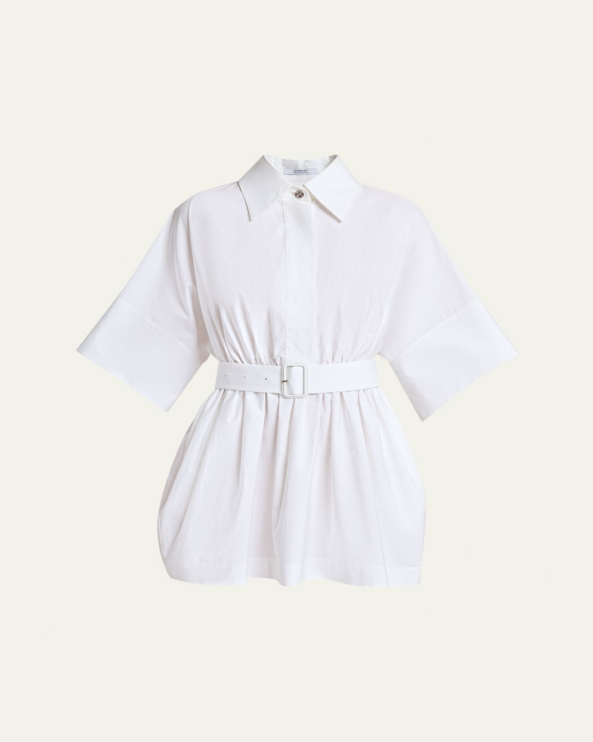 Givenchy Cinched Waist Mini Shirtdress