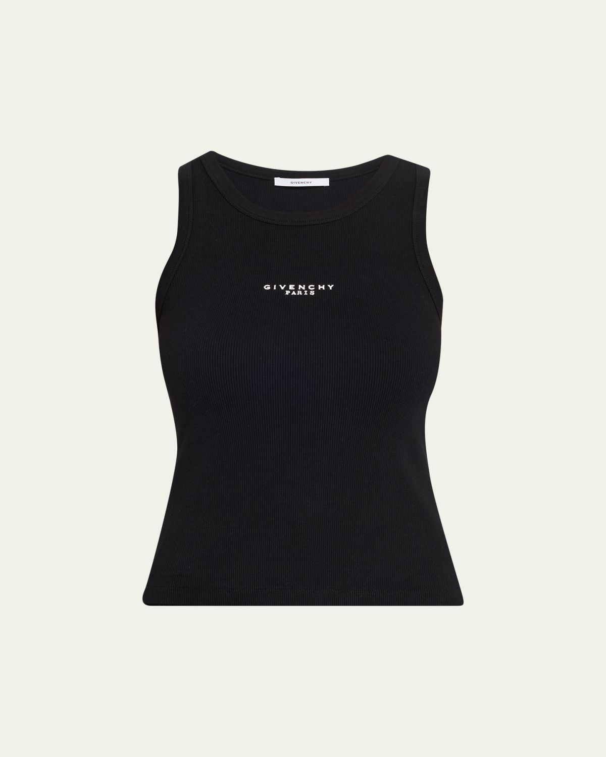 Givenchy Logo Ribbed Tank Top