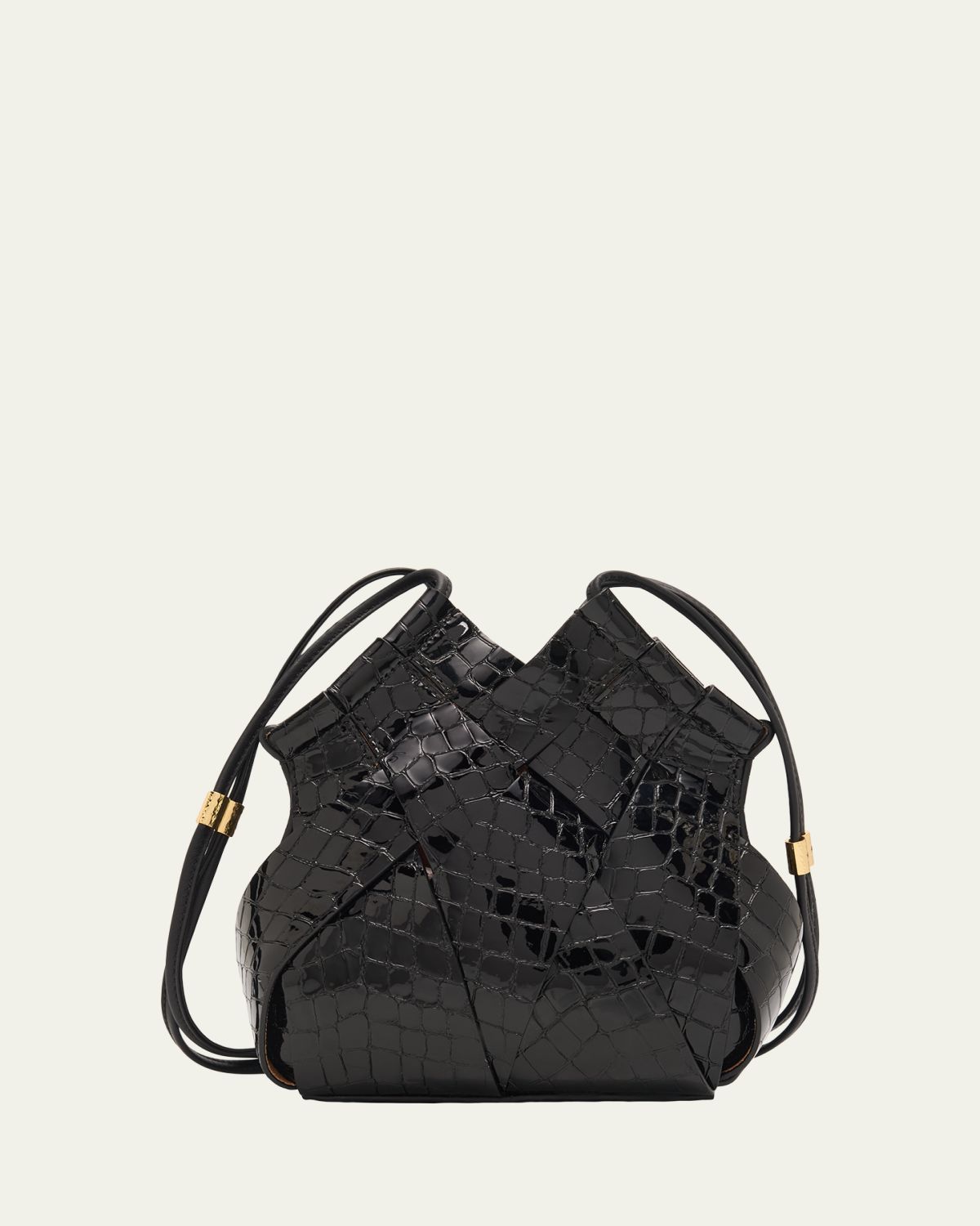 Ulla Johnson Charlotte Woven Leather Crossbody Bag