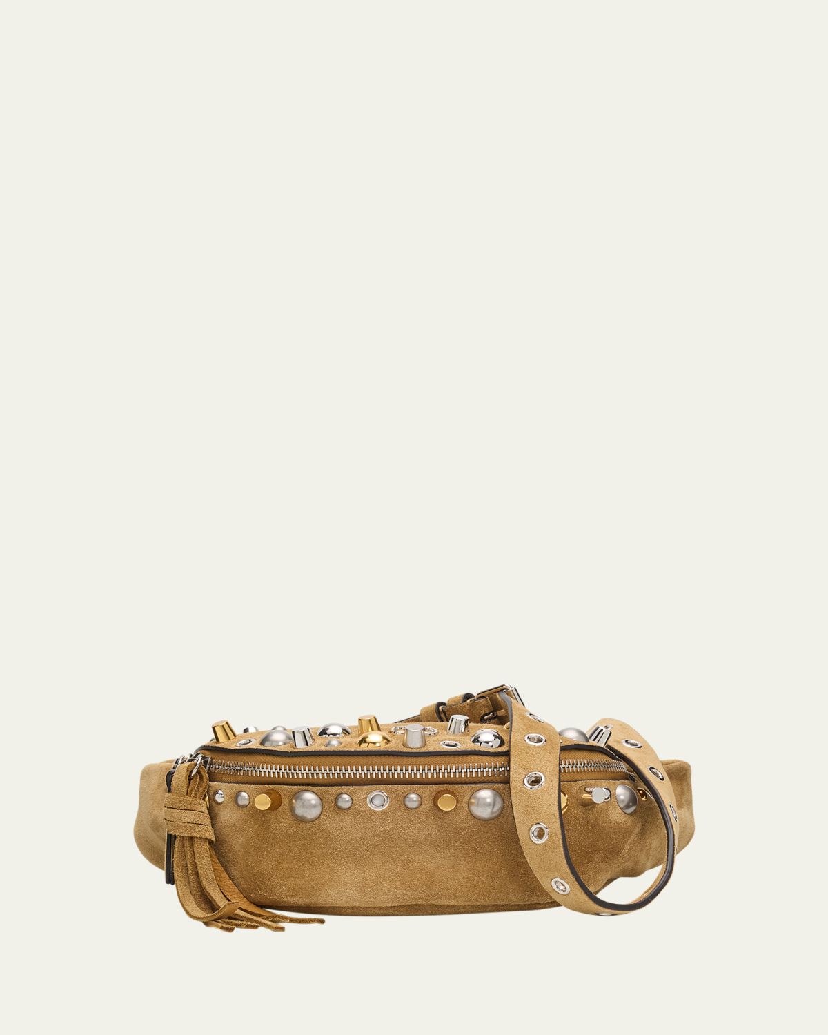 Valentino Garavani Men's Nellcote Suede Belt Bag