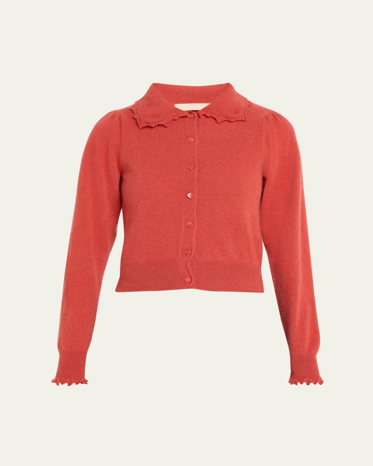 Ulla Johnson Kalila Collared Cashmere Crop Cardigan